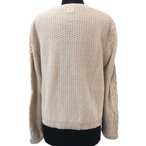 𝅺ASOS Boatneck Cable Knit Sweater Size 14 - Picture 7 of 12
